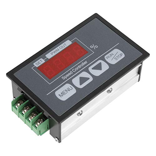 DC Motor Controller 6-60V 30A Motor Speed Controller with Digital Display for Setting The Slow Start and Stop Time of The DC Motor