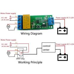 Eletechsup 5V~12V DC Motor Reverse Polarity Cyclic Timer Switch Time Repeater Delay Relay (1)