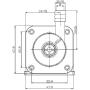 A40 Water Pump Electronic Submersible Pump with DC Brushless Motor 24V Magnetic High Power Industrial Part Aquariums Fish Tank Pond Fountain Statuary Hydroponics,Submersible Pump
