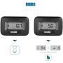 HonorMeet Digital AC/DC Hours Meter,Volt.5V to 277V, Inductive Hour Counter for Mainteance,Works on Lawn Mower Golf Cart Scrubber Machine Go-kart Generator ATV Motorbike Snowmobile.(Normal)