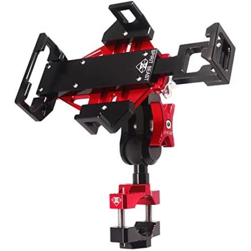 WINDFRD Metal Motorcycle Phone Mount, Sturdy and Heavy Duty, Rock Solid Motorcycle Cell Phone Holder to Keep The Phone Secure, Suitable for Motorcycle Handlebars and Harley Davidson