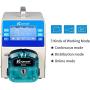 High flow 6L/min peristaltic pump stepper motor 110V~220V Kamoer AIP(upgraded by UIP) intelligent WiFi variable speed liquid dosing pump touch screen digital control