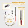 Auger Motor,Grill Induction Fan Kit, Fire Burn Pot and Hot Rod Ignitor,Replacement Parts with Screws and Fuse for Pit Boss and Traeger Wood Pellet Grill,Drive Motor and Combustion Fan Ignitor Kit Fits