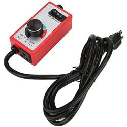 120v Governor Router, Red Variable Vent Fan Speed Adjuster, Inline Duct Fan Variable Speed Controller Motor Rheostat
