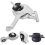 Engine Motor Mount Set -Compatible with Fits For 2007-2017 Nissan Altima 2.5L,A4339 A4340 A4350 A4353