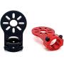 Drone Motor Mount Uav Motor Seat Fixed Bracket for Rc Quadcopter Multicopter Uav 16mm Red, Drone with Camera Accessories, Mini Drone Parts