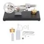 Hot Air Stirling Engine Motor, Children Science Projects Tabletop Tech Toy Stirling Engine Motor Mechanical Learning Imaginative for Classroom Presentations