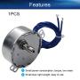 Heyiarbeit Synchronous Gear Motor 50-60Hz AC 110V 20-24RPM Electric Motor CW/CCW TYC-50 4W Horizontal Hole Tapping Shaft for Hand-Made School Project Model 1pcs