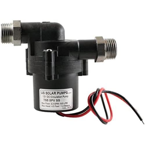 12VDC - Wort Pumps - Can handle temperatures up to 230F and Pressures up to 145PSI - With three-phase ECM brushless DC motor. FDA, REACH,CE, RoHS, ISO9001 certificated (2.2 GPM)