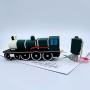 Engine USB Drive - Locomotive Flash Drive for Boys and Girls - Trendy Flash Drive - Back to School Gifts for Kids (Green Locomotive)