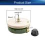 Heyiarbeit 5 Ohm 200W Ceramic Wirewound Potentiometer Linear Variable Rheostat Resistor with Knob for Light Dimmers Motor Speed Control 1pcs