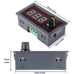 Aobao 2pcs Motor Speed Controller PWM DC 12V 24V 60V 500W Adjustable Speed R