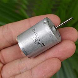 Xuulan Xianglaa-Motor Carbon Brush High Torque 370 Motor, Small Electric Machinery 24.2mm, Micro Mini Electric 370-2212 Motor,