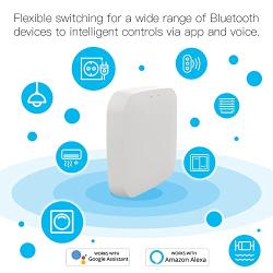 Smart Hub Bluetooth Gateway: Bluetooth MESH(SIG) Hub, Smart Gateway for Smart Bluetooth Lock and Tuya Bluetooth Device, App and Voice Control, Compatible with Alexa/Google Home