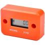 Nine-Rong Digital LCD Inductive Hour Meter Hourmeter Waterproof for Marine Boat SnowBlower Inverter Generator Motorcycle ATV Lawn Mower and Small Gas Engine(Black)