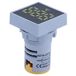 AD16‑22FSV Voltage Signal , Controllers Motor Speed Controllers Indicator Digital Testing Voltage Monitor Frosted Panel Voltage Meter Indicator 60~500v AC Voltage For Signal Indication[yellow]