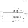 Befenybay 400mm Travel Length Linear Rail Guide Ballscrew SFU1605 with NEMA23 Stepper Motor for DIY CNC Router Parts X Y Z Linear Stage Actuator
