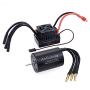 3650 3100KV Brushless Motor and 60A ESC Combo Set/Waterproof sensorless kit/Output 5.8V/3A/for 1/10 Remote Control car Truck Off-Road Vehicle