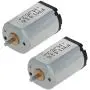 Fielect 2Pcs DC Motor 1.5V-4.5V 9000-13000RPM 0.04A Micro Motor Electric Motor Round Shaft for RC Boat DIY Airplane Toys Model DIY Hobby