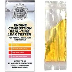 CS Engine Combustion Real-TIME Leak Tester - CO2 Leak Tester - Cylinder Head Gasket Tester - Test While Driving - Petrol Diesel Gas - Engine Under Load Head Gasket Test Kit - 2 PCS in a Box