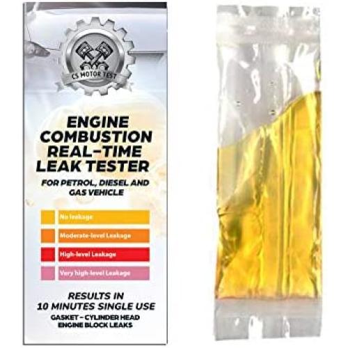 CS Engine Combustion Real-TIME Leak Tester - CO2 Leak Tester - Cylinder Head Gasket Tester - Test While Driving - Petrol Diesel Gas - Engine Under Load Head Gasket Test Kit - 2 PCS in a Box