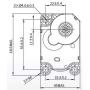 PM Stepper Motor 12 VDC step angle 15° unipolarity 2-2 phase
