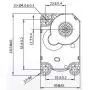 PM Stepper Motor 12 VDC step angle 15° unipolarity 2-2 phase