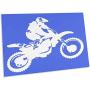Art Vectoriel Monochrome Moto X Motard - Plateau Bureau, Dessous de Verre (dpd-356220-1) Art Vectoriel Monochrome Moto X Motard - Plateau Bureau, Dessous de Verre (dpd-356220-1)