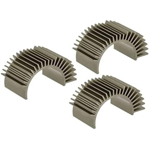 MECCANIXITY Motor Heat Sink Cooling Fins Aluminum 36mm Dia Gold Tone for Motor 3pcs