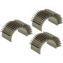 MECCANIXITY Motor Heat Sink Cooling Fins Aluminum 36mm Dia Gold Tone for Motor 3pcs