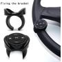 Wireless Bluetooth Media Button Remote Selfie Control Start Siri Car Motorcycle Steering Wheel Music for iPhone