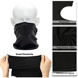 2 Pieces Bandana Face Hat for Outdoor Motorcycle Ski Mask Winter Sun Camouflage Face Cover for Sports Windproof Dustproof
