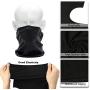 2 Pieces Bandana Face Hat for Outdoor Motorcycle Ski Mask Winter Sun Camouflage Face Cover for Sports Windproof Dustproof