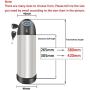 FREEDOH 24V/ 36V/ 48V E-Bike Battery Li-ion Water Bottle Battery Rechargeable Battery for 250W 500W 750W Scooter Motors with Charger Battery Indicator BMS Protection Board