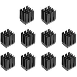uxcell Electronic Radiators Heatsink for Stepper Motor,3D Printer 9x9x12mm Black 10pcs
