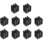 uxcell Electronic Radiators Heatsink for Stepper Motor,3D Printer 9x9x12mm Black 10pcs