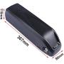 Jieoto Ebike Battery 36V 18Ah 48V 13Ah 15Ah 52V 13Ah Electric Bike Battery for 250-1000W Bike Motor with USB Port, 3A Charger, Safety Lock, Electric Bike Lithium Battery