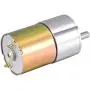 uxcell 24V DC 570 RPM Gear Motor High Torque Electric Reduction Gearbox Eccentric Output Shaft