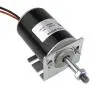 CHANCS CH-3420 Permanent Magnet 12v/24V DC Motor 30W CW/CCW Reversible Electric Gear Motor High Speed DC Adjustable-speed Motor Mounting Bracke Fixed Seat Holder for DIY Generator(24v 7000RPM)
