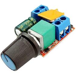 HiLetgo 3pcs DC Motor PWM Speed Controller 3V 6V 12V 24V 35V Speed Control Switch Mini LED Dimmer DC 3V-35V 5A 90W