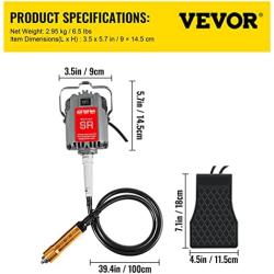 VEVOR S-R Hanging Flex Shaft Grinder 230W Rotary Tool with Stepless Speed Foot Pedal Rotary Carver 0-180000rmp for Carving, Buffing,Drilling,Polishing (6mm flexshaft)