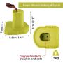 Power Wheels Adaptor for Ryobi 18V P108 P107 P102 Battery Dock Power Connector Rc car Rc Truck 12 Gauge Robotics