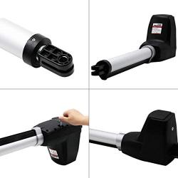 TOPENS AT602 Dual Gate Opener Medium Duty Automatic Gate Opener Kit for Dual Swing Gates Up to 18 Feet or 660 Pounds Gate Motor AC Powered