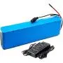 Grideto 36V 30Ah Battery E Bike Lithium Battery Pack,18650 Li-Ion Battery,with Charger,for 200W ~ 500W Motor Electric Bike Motorcycle Scooter