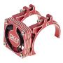 DKKY Aluminum Motor Cooling Fan 40-43mm Adjustable Dual Motor Mounts for ARRMA Axial TRAXXAS 1/10 RC Car 4274 4068 4268 Motor (Red)
