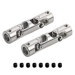Aopin 5mm to 5mm Rotatable Universal Joint Coupling Shaft Stepper Motor, Length 52mm / 2.05