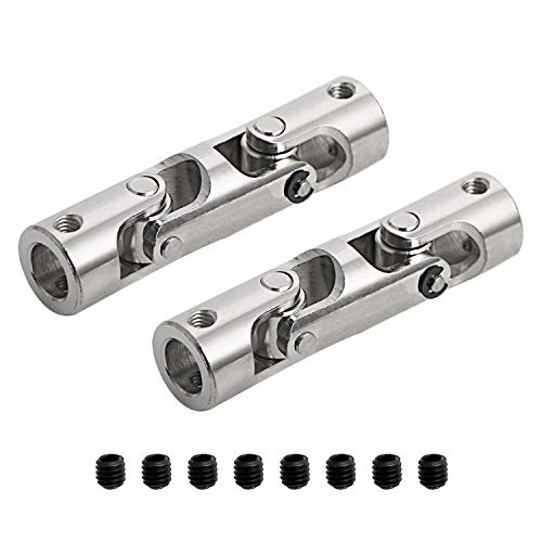 Aopin 5mm to 5mm Rotatable Universal Joint Coupling Shaft Stepper Motor, Length 52mm / 2.05