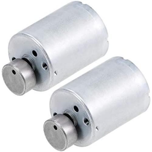 uxcell Vibration Motors DC 12V 250mA 7500RPM Vibrating Motor Strong Power for DIY Electric 42x24mm 2Pcs