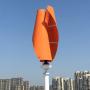 NINILADY 600W Vertical Wind Turbine Permanent Magnet Generator 3 Phase 12V 24V 48V Vertical Axis Coreless Wind Power (48V with Controller, Green)