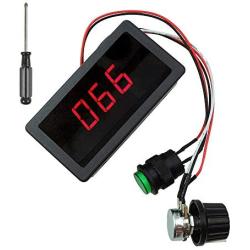 PWM Motor Speed Controller 6V 9V 12V 18V 24V 36V 48V 60V DC 6V - 30V Pulse Width Modulation Regulator 8A 180W Stepless Variable Speed/Forward and Reverse Switch DC Speed Regulation (PWM 8A)